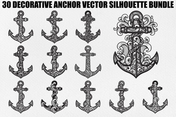 Decorative Anchor Design Bundle: A Practical Guide to Nautical Vector Art