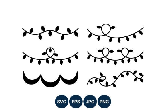 Decorative Black String Lights for Design