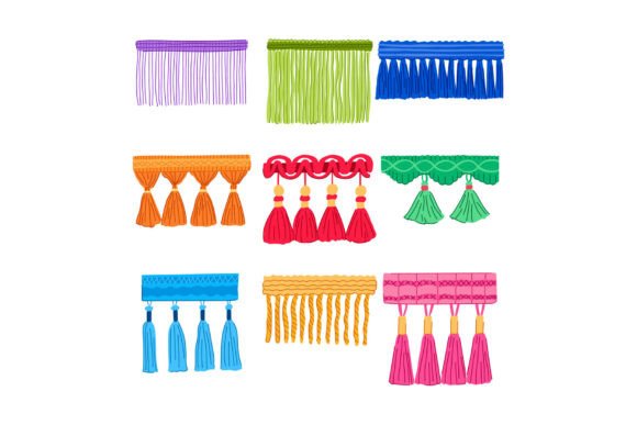 Decorative Fabric Trims with Colorful Fringes: Elevating Textiles and Home Decor
