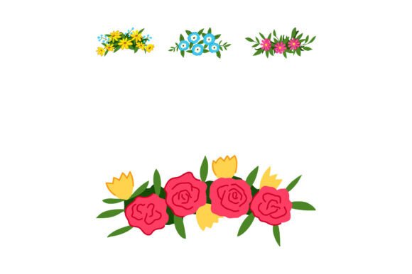 Decorative Floral Elements: Charm & Color