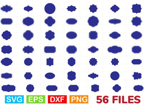 Decorative Label Silhouettes Bundle
