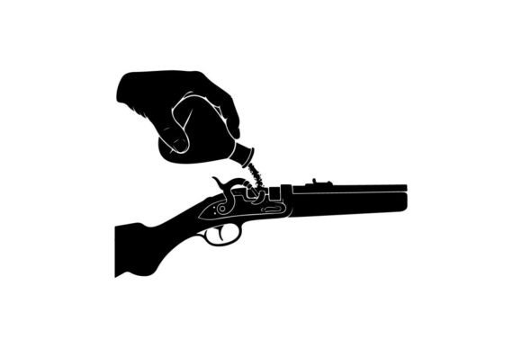 Elevate Designs with Antique Flintlock Pistol Art