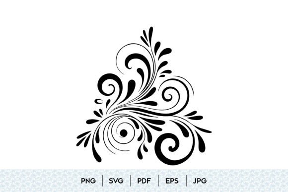 Elevating Digital and Physical Designs with Decorative Flourish Corner SVG Assets