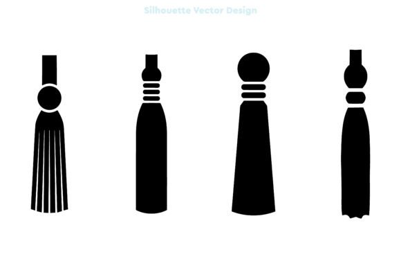 Elevating Visual Identity with Decorative Tassel Fringe Design Vector Assets