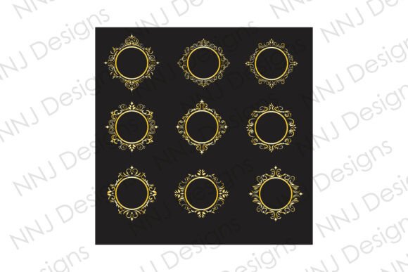 Enhancing Visual Design with a Decorative Golden Circle Frame: A Guide to Elegance and Utility