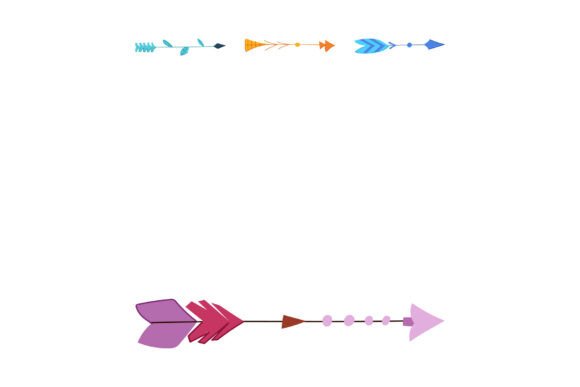Enhancing Visual Flow with Decorative Arrows Pointing Right with Bo