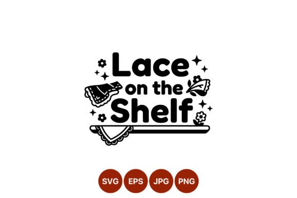 Lace on the Shelf: A Versatile Vector Asset