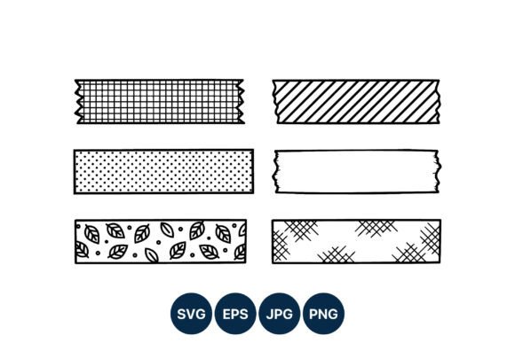 Patterned Decorative Tape Strips: Integrating High-Contrast Assets into Modern Design Workflows