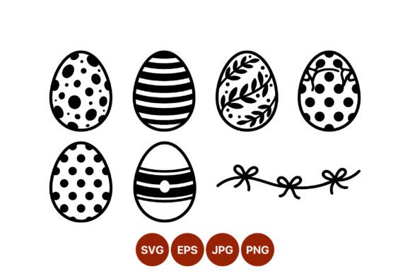 Revitalizing Spring Designs with Hand Drawn Easter Eggs and Decorative Elements