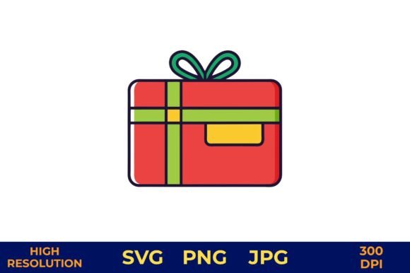 Strategic Visual Assets: Leveraging the Gift Box with Decorative Ribbon Vector for Brand Consistency