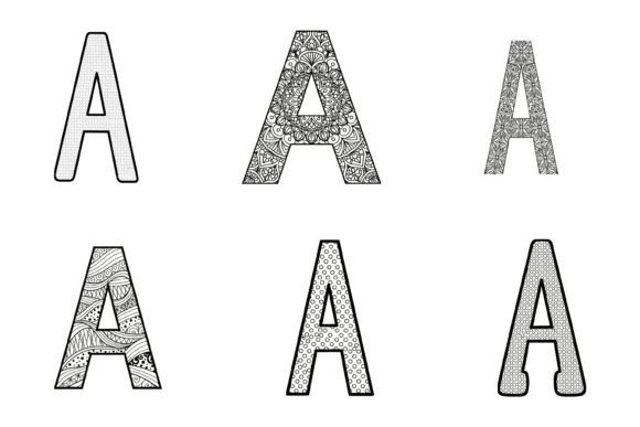Unlocking Creative Potential: The Strategic Value of the Decorative Letter A Coloring Pages Set for Modern Designers