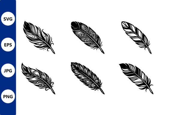 Unlocking Creative Potential with a Feather Vector Set: Decorative Quills for Modern Design