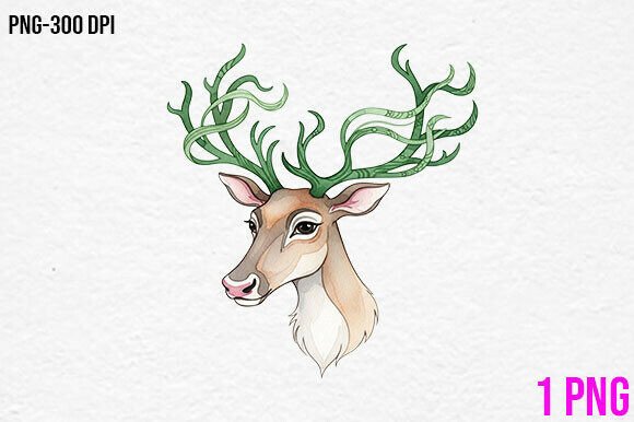 Unlocking Creative Potential with Decorative Deer Head PNG Clipart