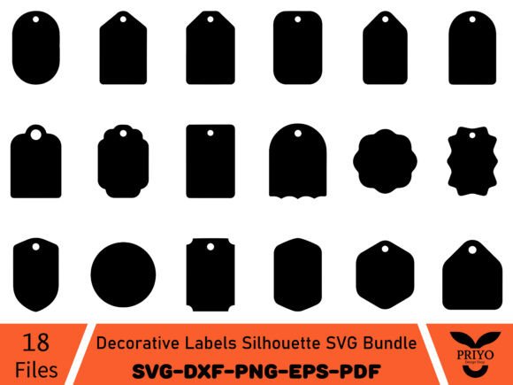 Unlocking Creativity with the Decorative Labels Silhouette SVG Bundle