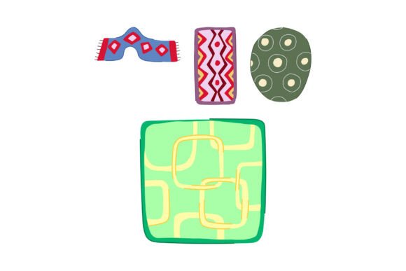 Variety of Decorative Rugs Illustrating Modern Style and Comfort
